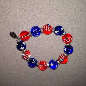 Kate & Macy: All American red, white and blue bracelet